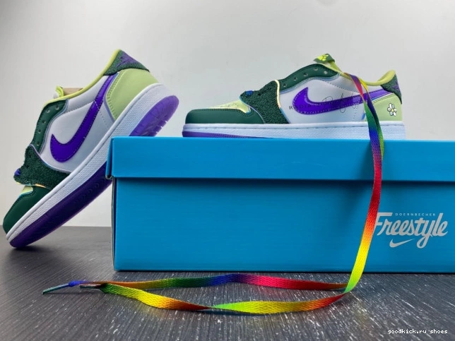 Rep FD9665-351 Retro Jordan 1 Low Doernbecher (2023) OG 0708